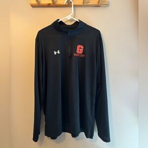 Men’s Black Long Sleeve Under Armour Half-Zip